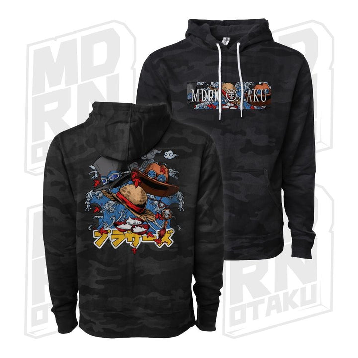 BROTHERS Black Camo Hoodie - MDRN OTAKU
