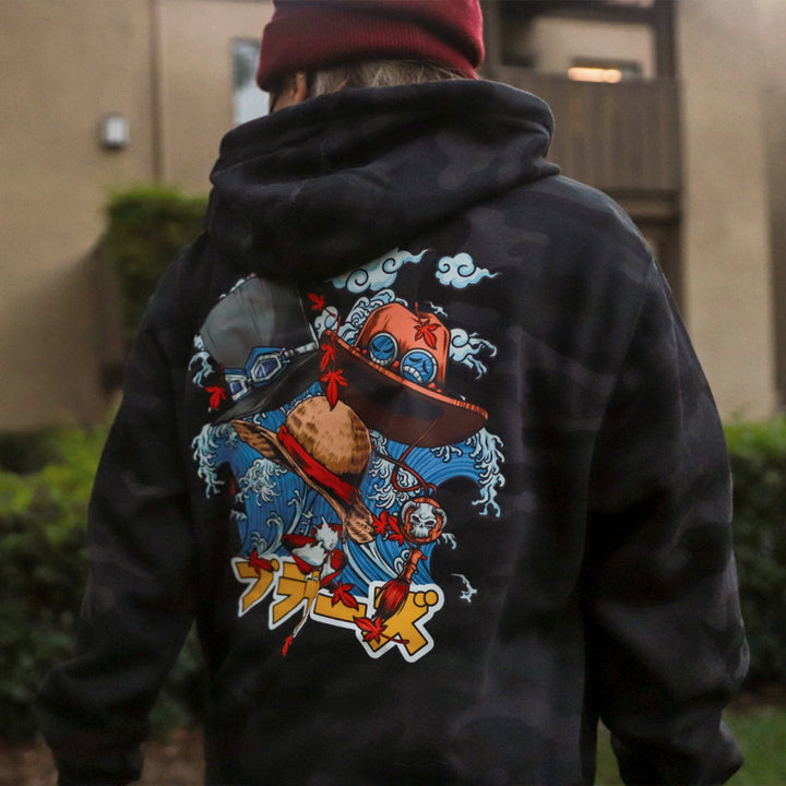 Brothers | Hoodie - Black Camo