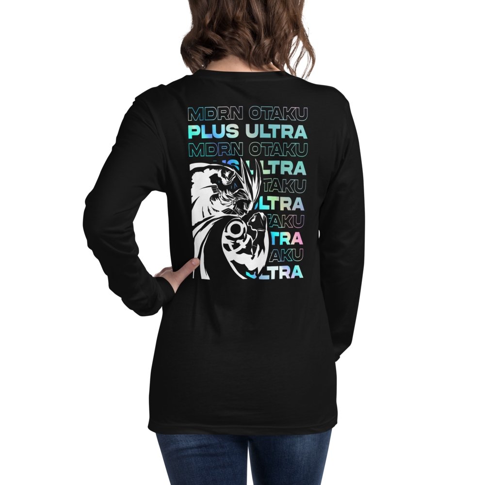 PLUS ULTRA Holo + Glow in the Dark Long Sleeve Tee - MDRN Otaku