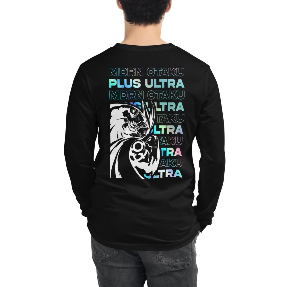 PLUS ULTRA Holo + Glow in the Dark Long Sleeve Tee - MDRN Otaku