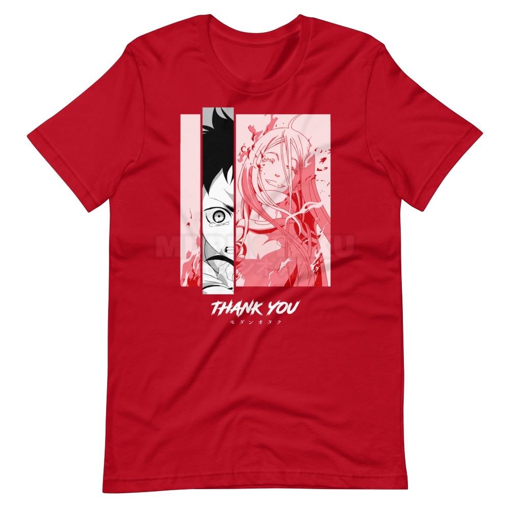 Thank You Ganta V2 Tee - Red - MDRN Otaku
