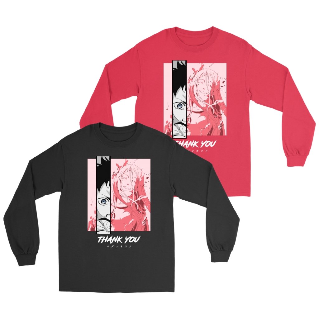 THANK YOU Long Sleeve Tee - MDRN Otaku